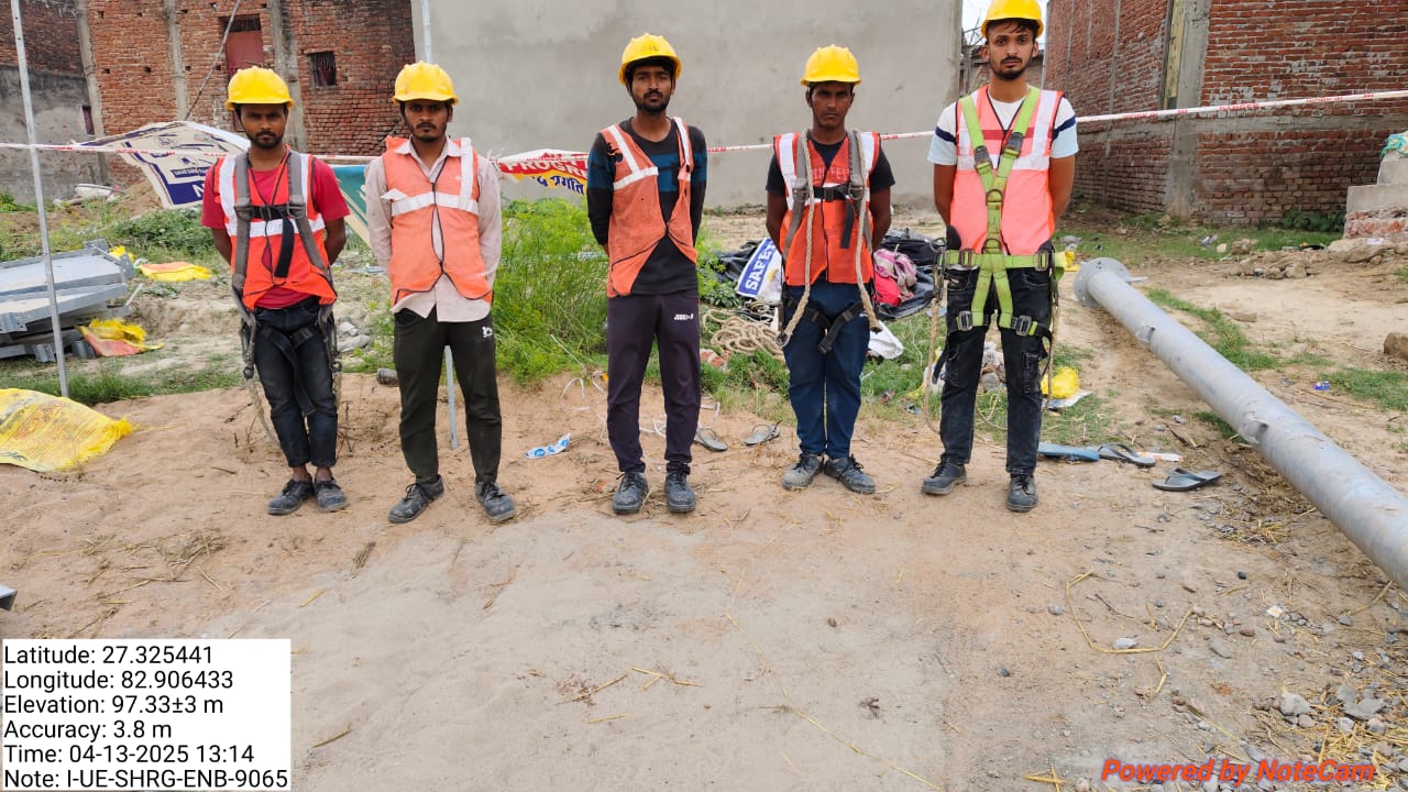 GBT Site – Tower Erection, Cabling & Equipment Installation